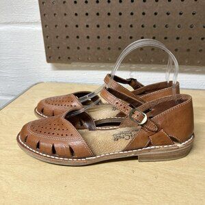 Vintage Qualicraft Shoes Huaraches Leather Made in Brazil 8 B Womens